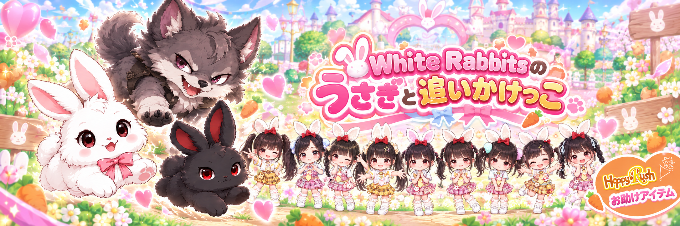 White Rabbitsのうさぎと追いかけっこ